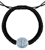 Saint Benedict Medal Cord Bracelet (MORE COLORS)