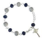 Saint Benedict Medal Rosary Bracelet (MORE COLORS)
