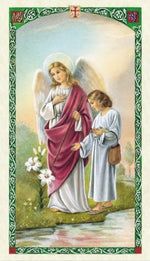 Prayer to Saint Raphael the Archangel Holy Prayer Card Laminated (ENGLISH/SPANISH)