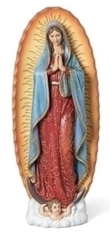 11.25" Our Lady of Guadalupe Statue