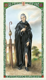 Prayer to Saint Peregrine Holy Prayer Card Laminated (ENGLISH/SPANISH)
