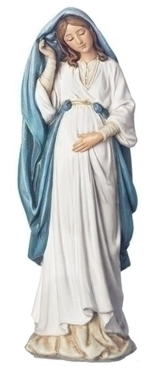 6" Expectant Mary Statue
