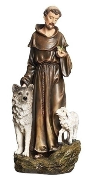 9.75" Saint Francis Statue