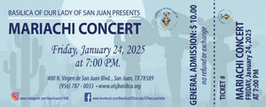 Mariachi Concert Ticket - January 24, 2025