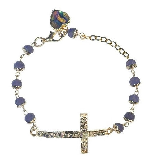 Our Lady of Guadalupe with Cross Bracelet (MORE COLORS)
