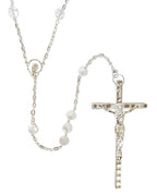 10mm Silver Clear Crystal Wedding Lasso