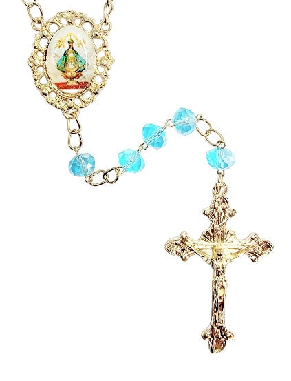 Our Lady of San Juan Crystal Rosary (MORE COLORS)