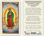 Novena to Our Lady of Guadalupe Holy Prayer Card Laminated (ENGLISH/SPANISH)