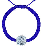 Saint Benedict Medal Cord Bracelet (MORE COLORS)