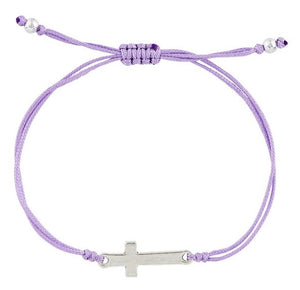 Colored Cord Cross Bracelet (MORE COLORS)