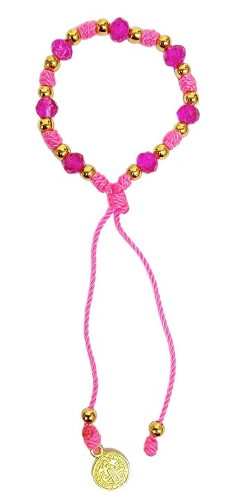 Saint Benedict Cord Bracelet        (MORE COLORS)