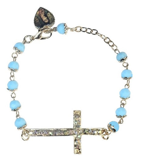 Our Lady of Guadalupe with Cross Bracelet (MORE COLORS)