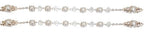 Rose Gold Pearl and Crystal Bead Wedding Rosary