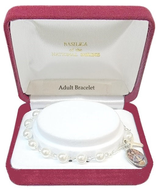 Our Lady of San Juan Pearl Bracelet