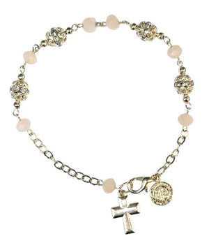 Saint Benedict Medal with Cross Bracelet (MORE COLORS)