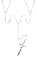 10mm Silver Clear Crystal Wedding Lasso