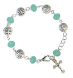Saint Benedict Medal Rosary Bracelet (MORE COLORS)