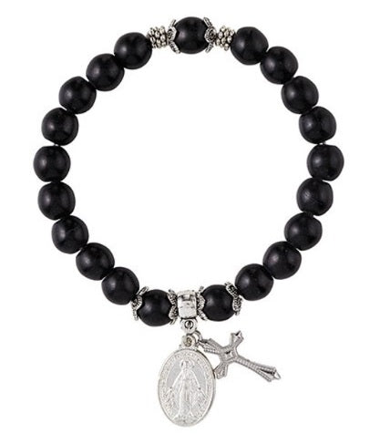 Miraculous Medal Stretch Bracelet (MORE COLORS)