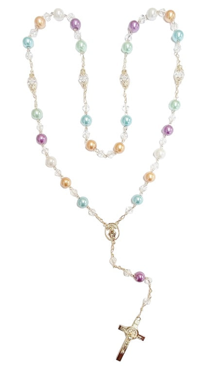 Colored Pearl Rosary (MORE COLORS)