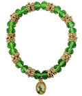 Saint Jude Crystal Stretch Bracelet