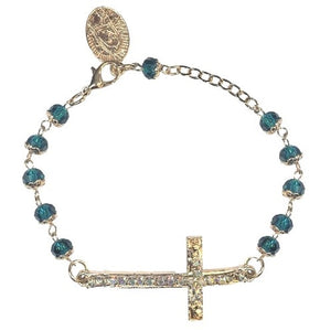 Our Lady of Guadalupe with Cross Bracelet (MORE COLORS)