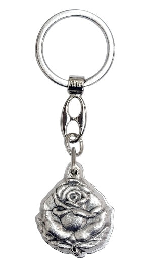 Assorted Saint Double Sided Rose Key Chain (MORE SAINTS)