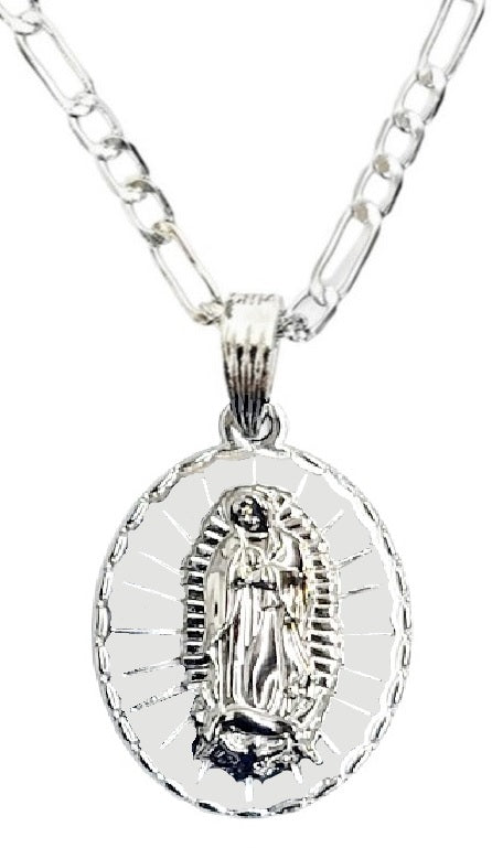 24" Our Lady of Guadalupe Necklace