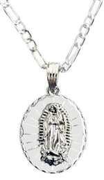 24" Our Lady of Guadalupe Necklace