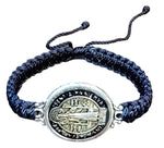 Saint Benedict Large Medal Cord Bracelet (MORE COLORS)