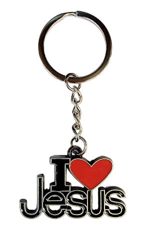 I Love Jesus Key Chain (MORE COLORS)