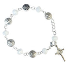 Saint Benedict Medal Rosary Bracelet (MORE COLORS)