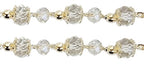 Gold Crystal Bead Wedding Rosary