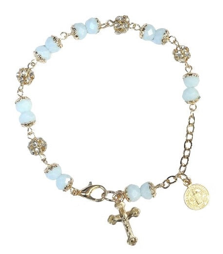 Saint Benedict Medal with Cross Bracelet (MORE COLORS)