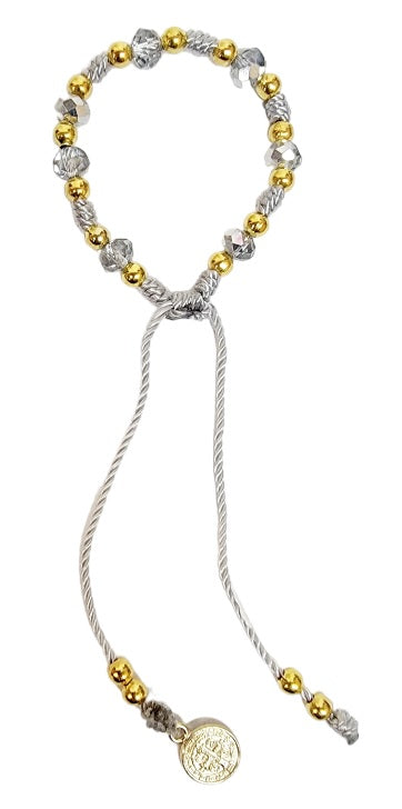 Saint Benedict Cord Bracelet        (MORE COLORS)