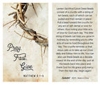 Pray Fast Give Lenten One Decade Good Deed Rosary