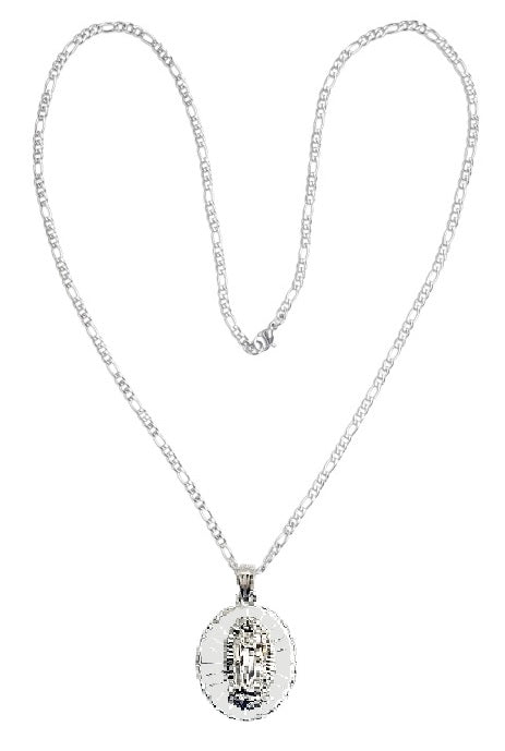 24" Our Lady of Guadalupe Necklace