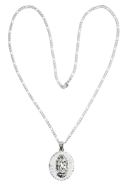 24" Our Lady of Guadalupe Necklace