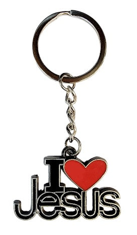 I Love Jesus Key Chain (MORE COLORS)