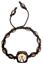 Wood Cord Bracelet (MORE SAINTS)