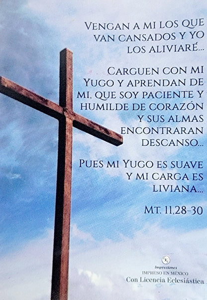 El Santo Rosario Mini Libro de Bolsillo
