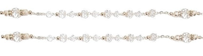 Rose Gold Crystal Bead Wedding Rosary