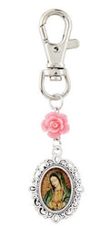 Floral Devotional Charm Clip (MORE SAINTS)
