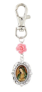Floral Devotional Charm Clip (MORE SAINTS)