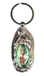 Our Lady of Guadalupe Silver Silhouette Key Chain (MORE COLORS)