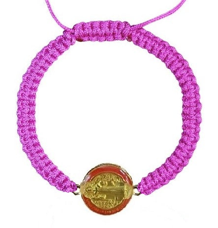 Saint Benedict Medal Cord Bracelet (MORE COLORS)