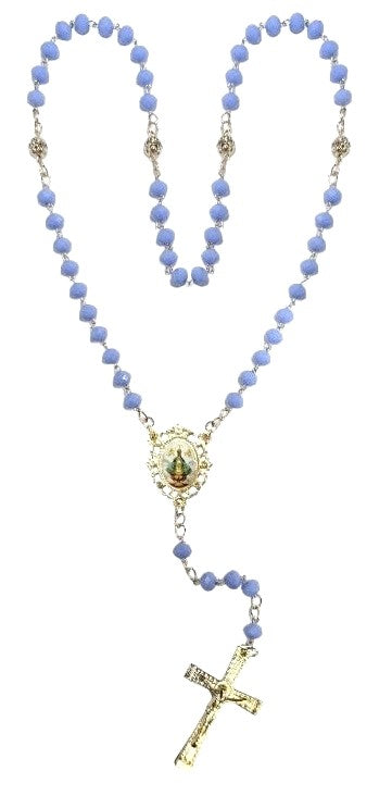 Our Lady of San Juan Crystal Rosary (MORE COLORS)