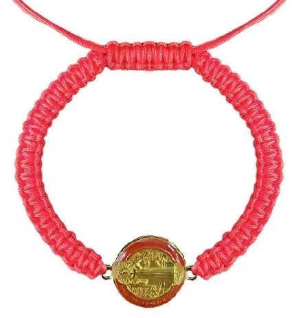 Saint Benedict Medal Cord Bracelet (MORE COLORS)