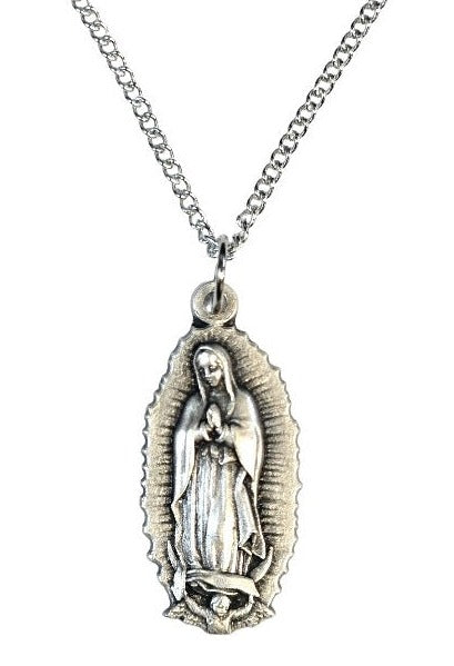 18" Our Lady Of Guadalupe Necklace