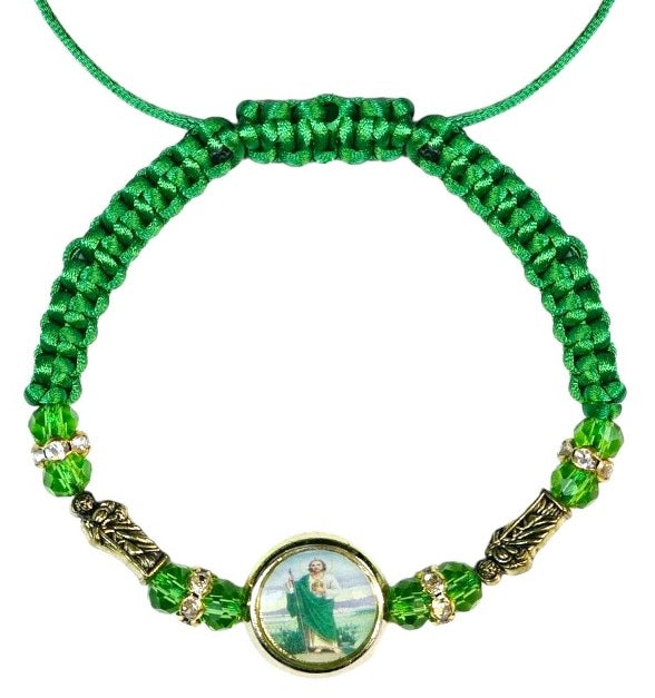 3 Medal Cord Bracelet (MORE SAINTS)