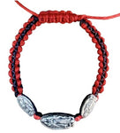 Our Lady of Guadalupe 3 Medal Cord Bracelet